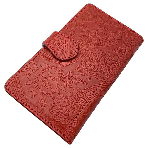 手帳スマホカバー ペイズリー Lサイズ