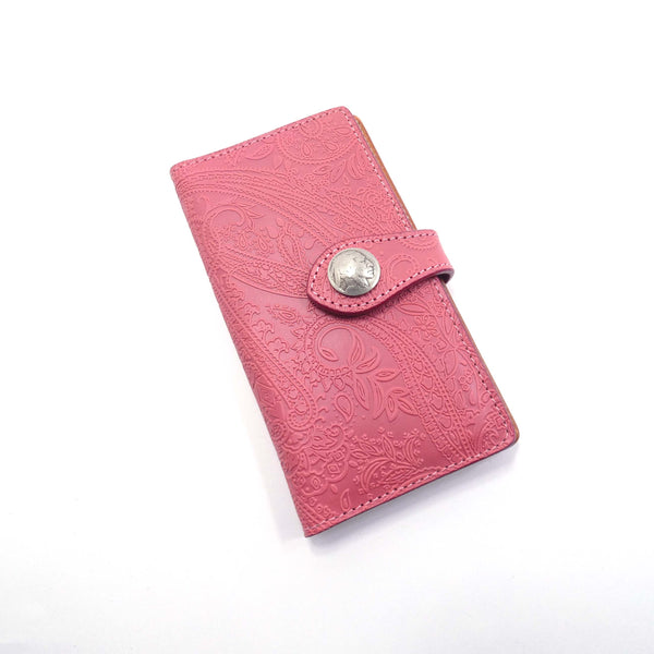 手帳スマホカバー ペイズリー Lサイズ