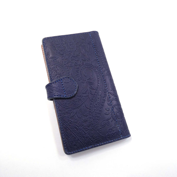 手帳スマホカバー ペイズリー Lサイズ