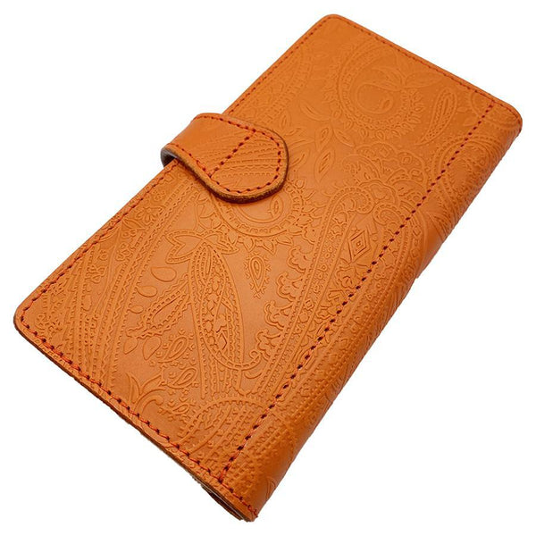 手帳スマホカバー ペイズリー Lサイズ