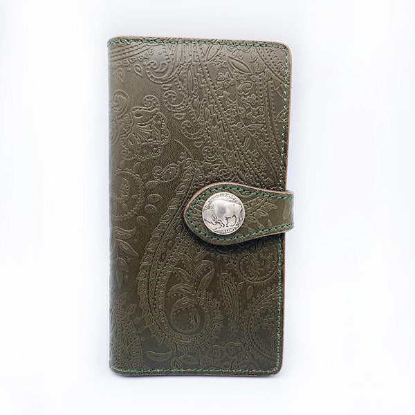 手帳型スマホカバー ペイズリー Mサイズ