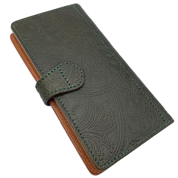 H様限定 手帳スマホカバー ペイズリー Lサイズ&アップルウォッチバンド