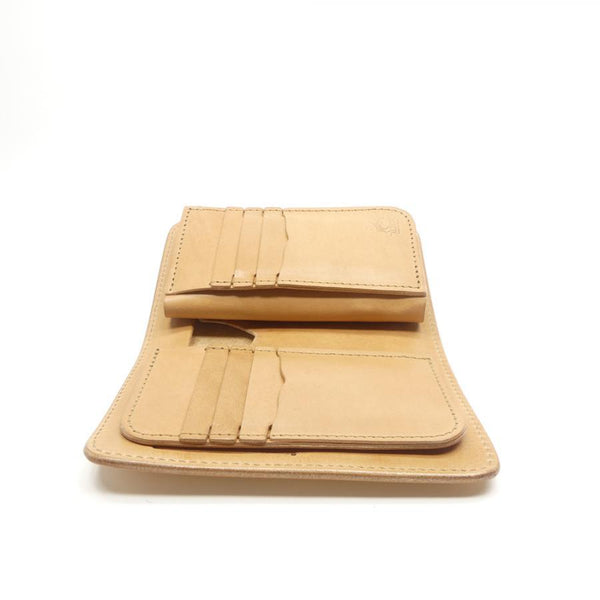 8110 ハーフ財布L字コイン カービング