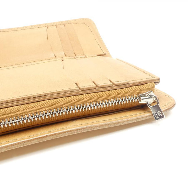 8110 ハーフ財布L字コイン カービング