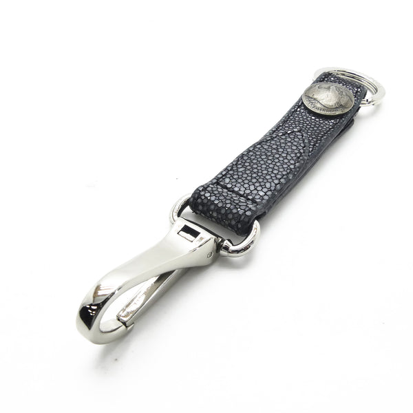 ベルトループキーホルダー 銀擦りエイ