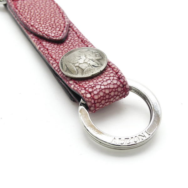 ベルトループキーホルダー 銀擦りエイ