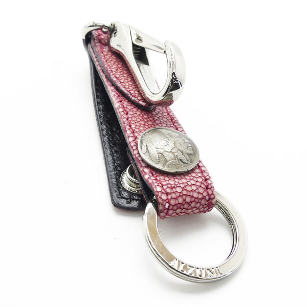 ベルトループキーホルダー 銀擦りエイ