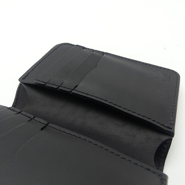 ハーフ財布 両面カード アウトポケット パイソン