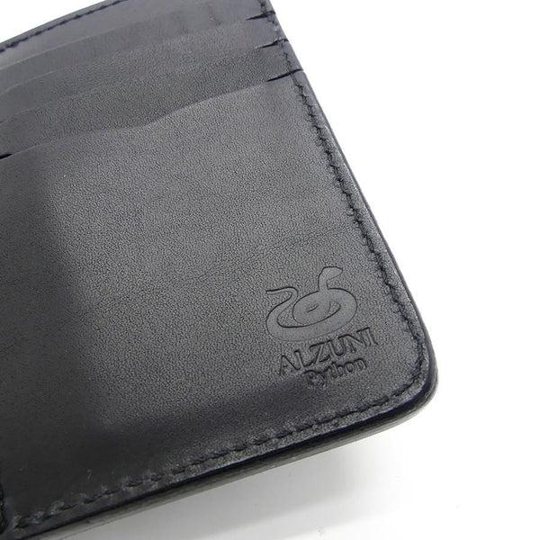 ハーフ財布 両面カード アウトポケット パイソン