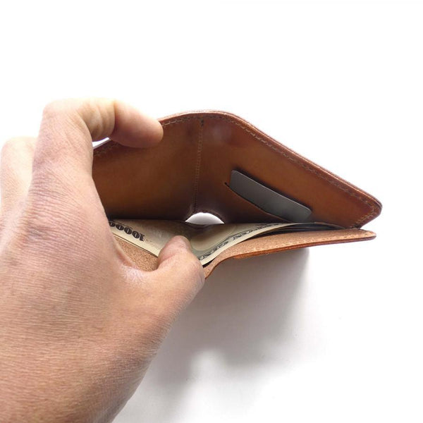 ハーフ財布 両面カード アウトポケット パイソン