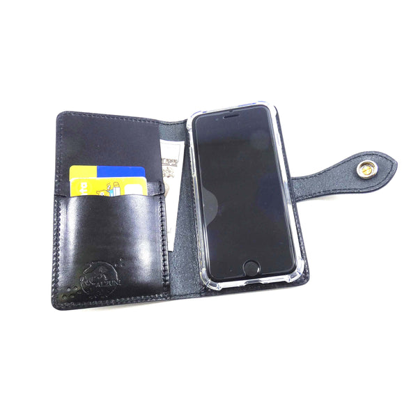 手帳型スマホカバー 桜型抜き Mサイズ