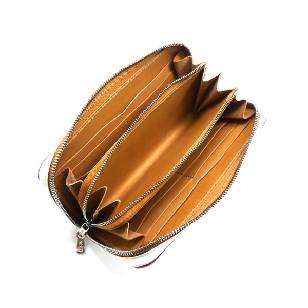 両マチFRF財布 L字スリム 桜型抜き