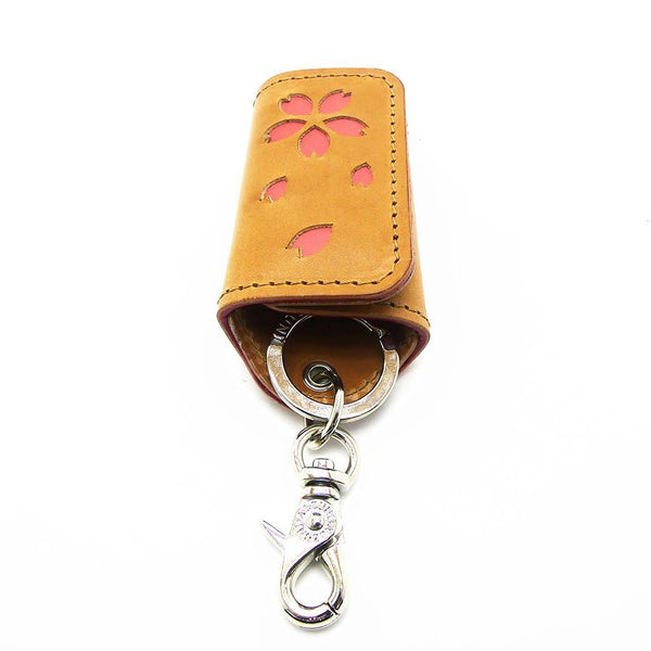 スマートキーホルダー(隠しホック)桜型抜き