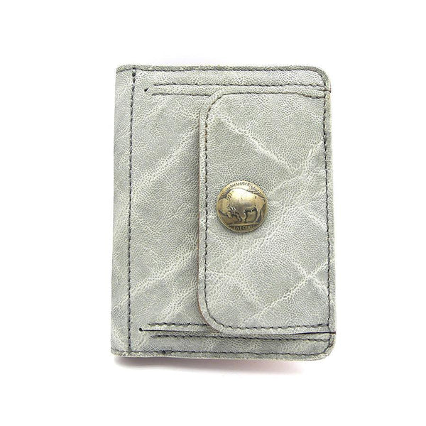 ハーフ財布 両面カード アウトポケット ゾウ