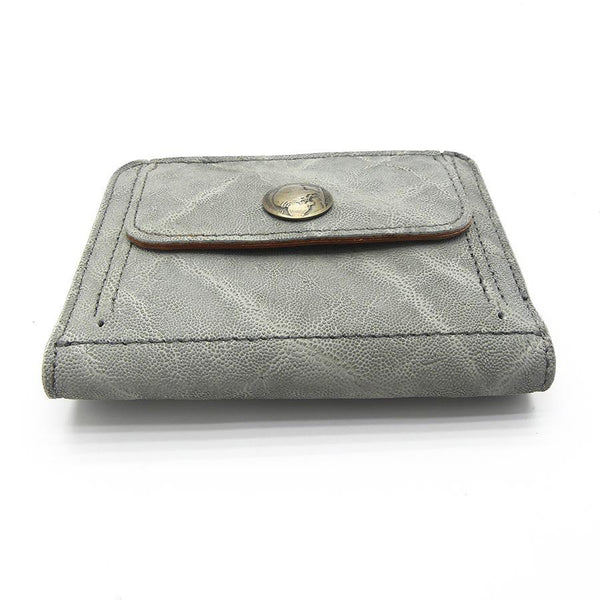 ハーフ財布 両面カード アウトポケット ゾウ