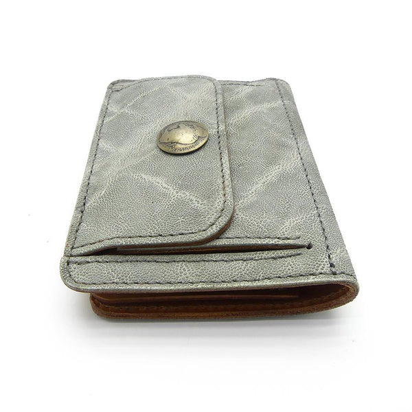 ハーフ財布 両面カード アウトポケット ゾウ