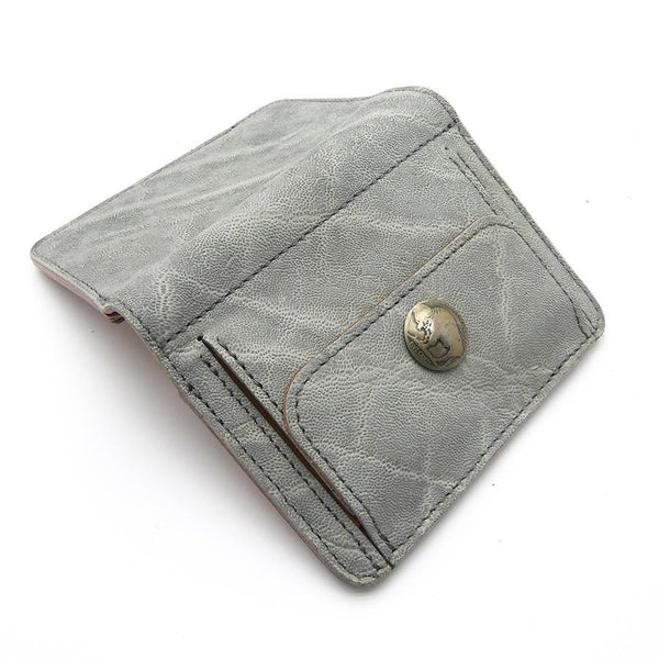 ハーフ財布 両面カード アウトポケット ゾウ