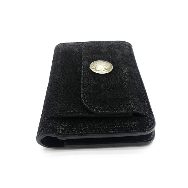 ハーフ財布 両面カード アウトポケット ゾウ