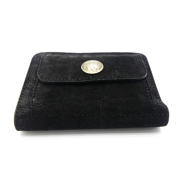 ハーフ財布 両面カード アウトポケット ゾウ