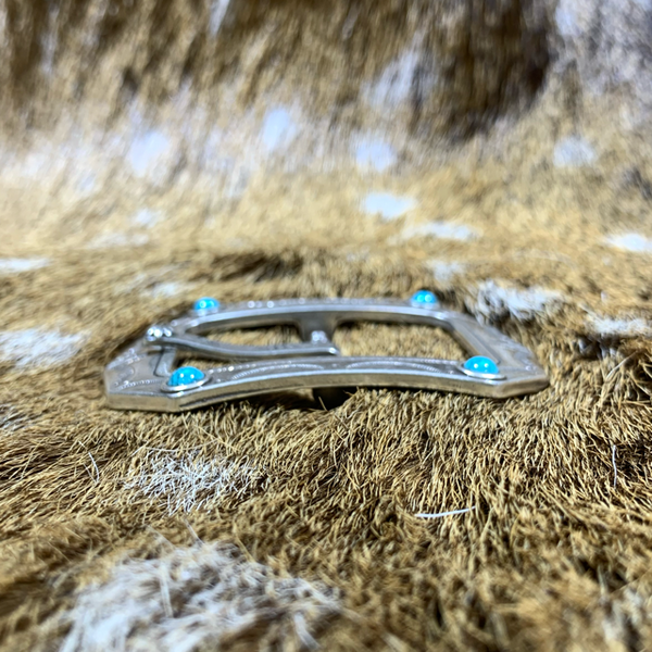 40mm中一美錠(ターコイズ柄)