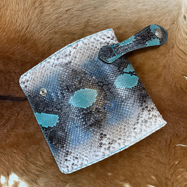 限定手染め 5103二つ折りF財布 パイソン