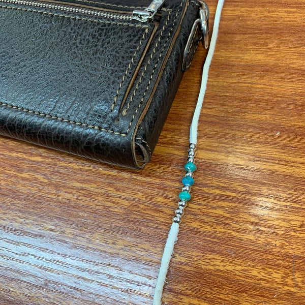 ターコイズビーズ (マクラメ)