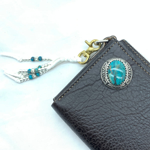 ターコイズビーズ (ドラム型)