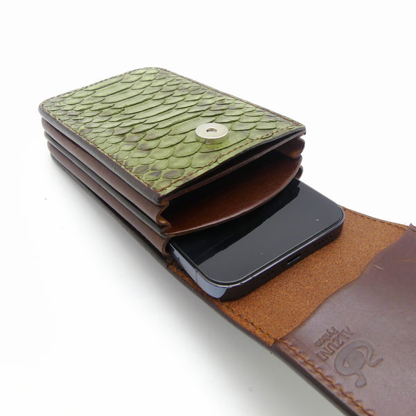 スマートフォンケースBIG W バックカットパイソンCU