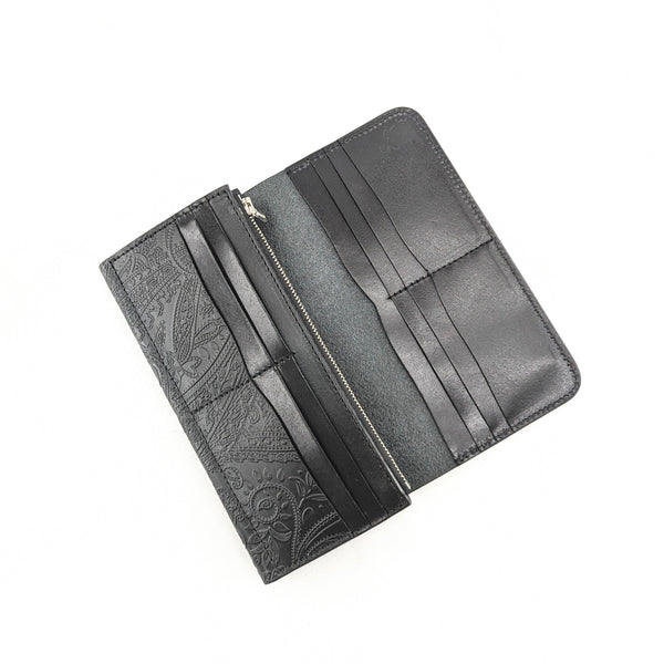 二つ折りF ベロ無し ペイズリー