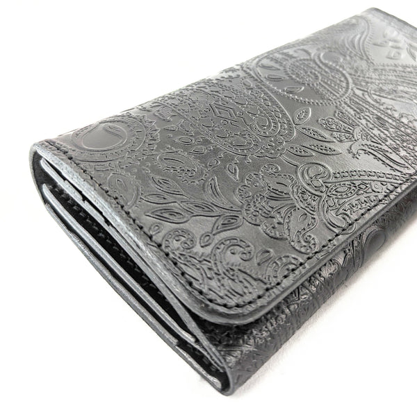 二つ折りF ベロ無し ペイズリー