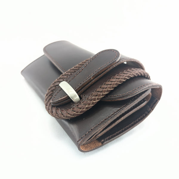 527タイプ カンWステッチ インディアナレザー <熟成革>