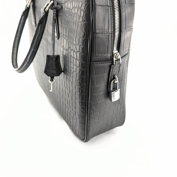 ONLINE SHOP限定 ビジネスバッグ (クロコダイル型押)