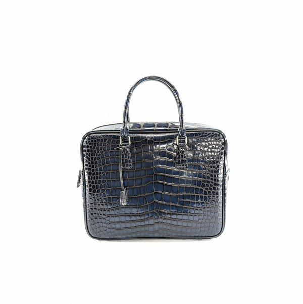 ONLINE SHOP限定 ビジネスバッグ (クロコダイル型押)