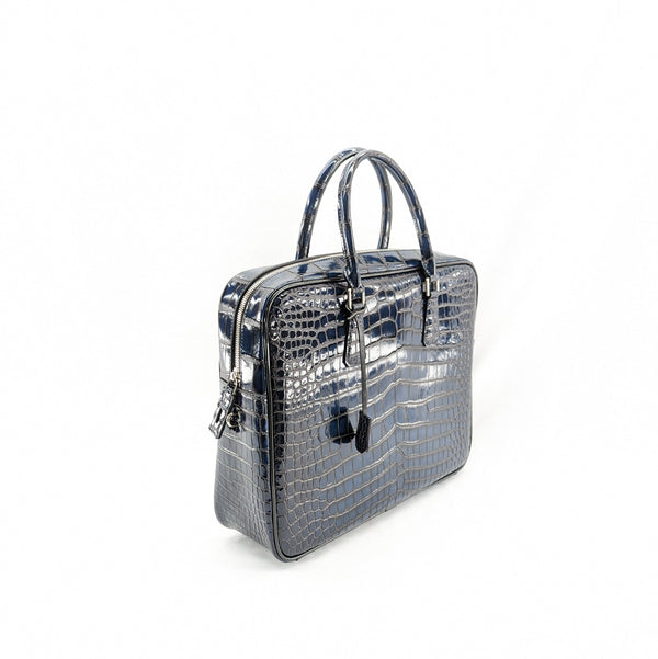 ONLINE SHOP限定 ビジネスバッグ (クロコダイル型押)