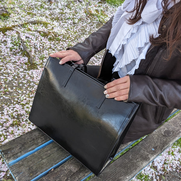 グロッシー トートバッグ(スクエア)