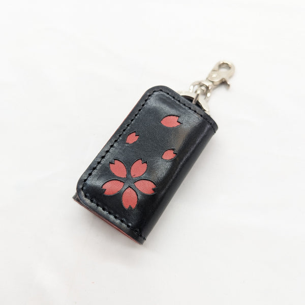 スマートキーホルダー(隠しホック)桜型抜き