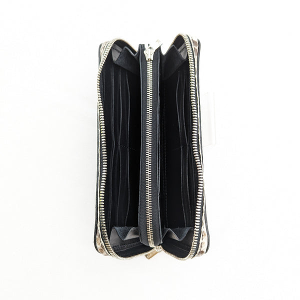 5103 両マチFRF財布 L字 スリム フルパイソンリボン