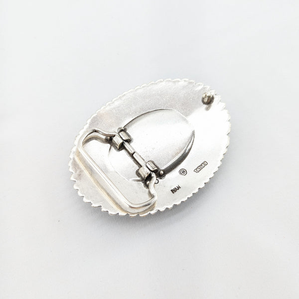 40mmバックル (ターコイズ柄NO4)