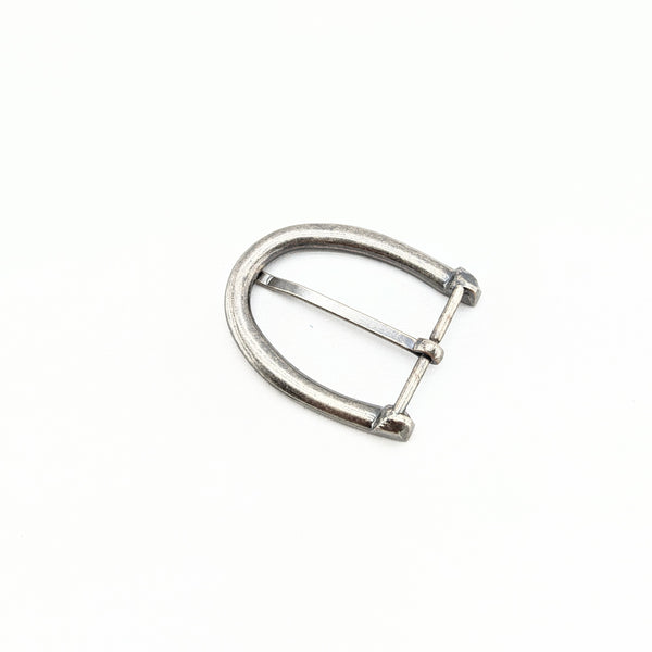 40mm 帆型美錠 ツヤ無し銀NO2