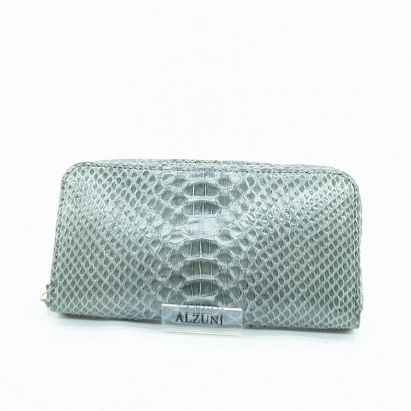 両マチFRF財布 L字 スリム フルB/Cパイソンリボン