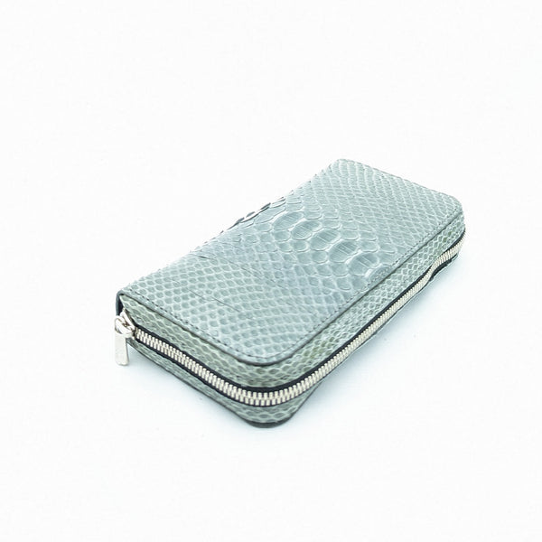 両マチFRF財布 L字 スリム フルB/Cパイソンリボン