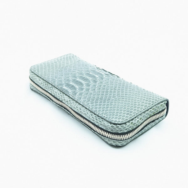 両マチFRF財布 L字 スリム フルB/Cパイソンリボン