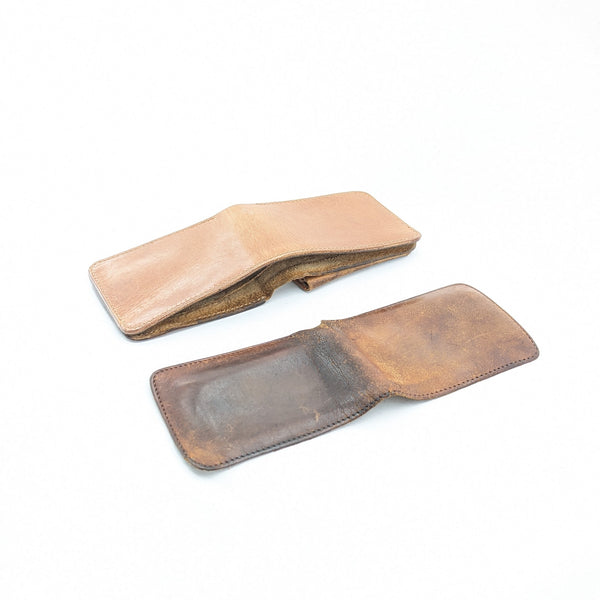 T様限定 2つ折りサイフの表パーツ貼り換え修理