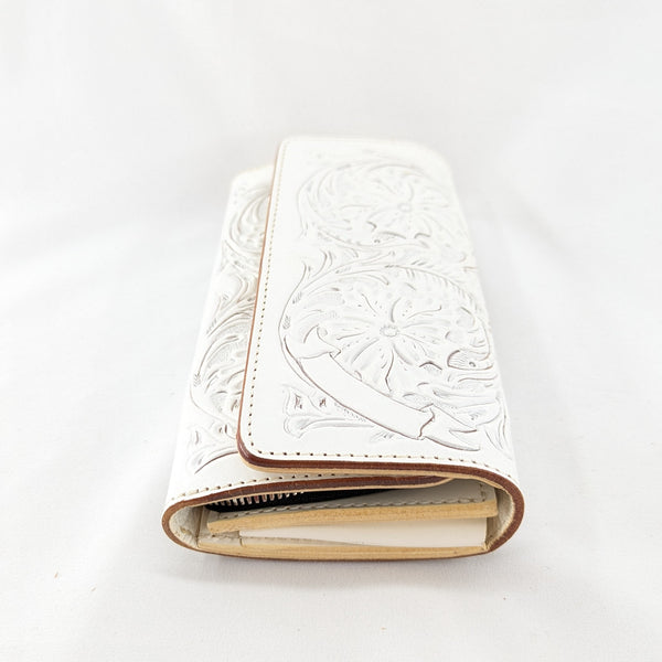 570タイプ 多機能財布  クラフト アヤメ<熟成革>