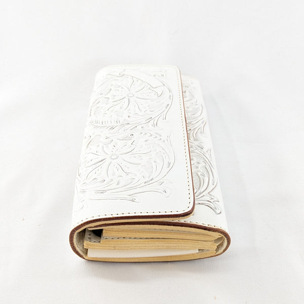 570タイプ 多機能財布  クラフト アヤメ<熟成革>