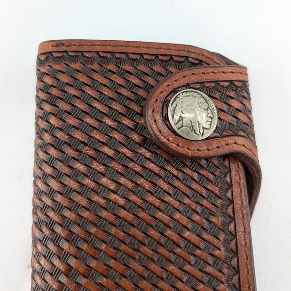 254タイプ メキシコクラフト バスケット <熟成革>