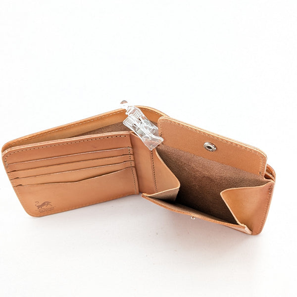 ショート財布 クラフト <熟成革>