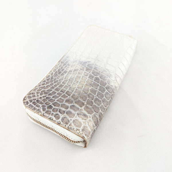 限定手染めヒマラヤン 両マチFRF L字コイン フルクロコダイルリボン