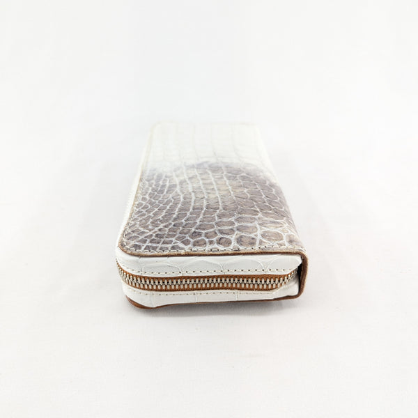 限定手染めヒマラヤン 両マチFRF L字コイン フルクロコダイルリボン