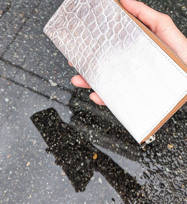 限定手染めヒマラヤン FRF財布 スマート クロコダイル